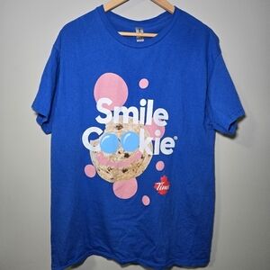 Tim Hortons Blue Smile Cookie Large 2025 T-Shirt